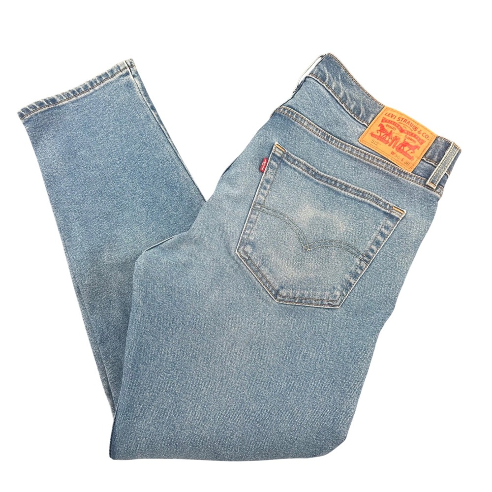 Levis 512  Slim Taper Mens Jeans 36x30 Medium Wash Blue WaterLess Denim Pristine